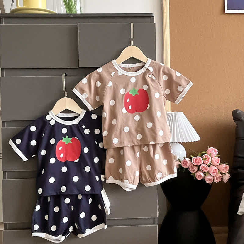 Baby 2-Piece Design Tomato Dots Set