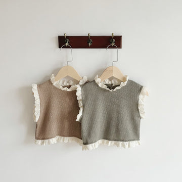 Baby Hollow Out Sweet Lace Vest