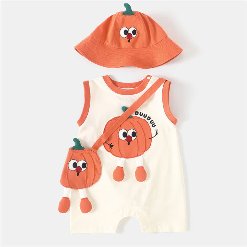 DUUDUU Baby Lovely Pumpkin Romper