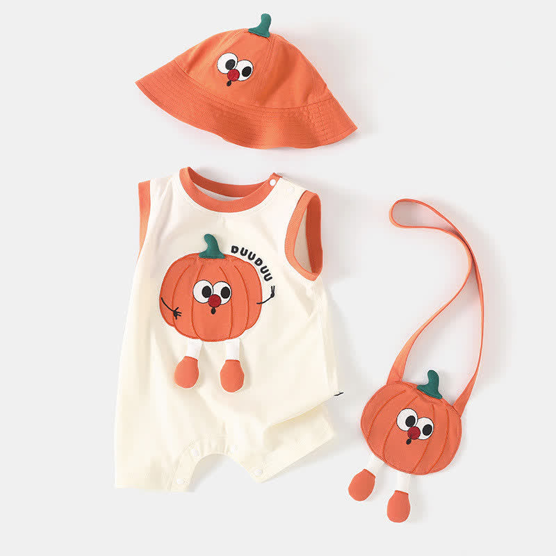 DUUDUU Baby Lovely Pumpkin Romper