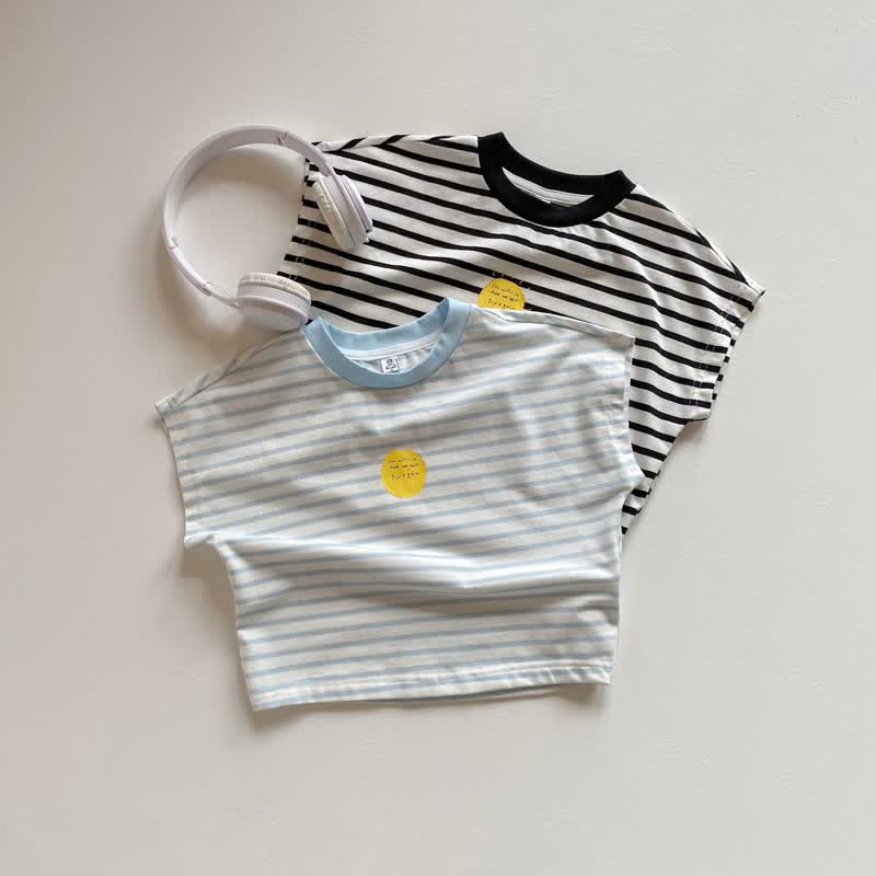 SUN WILL RISE Toddler Striped Soft T-shirt