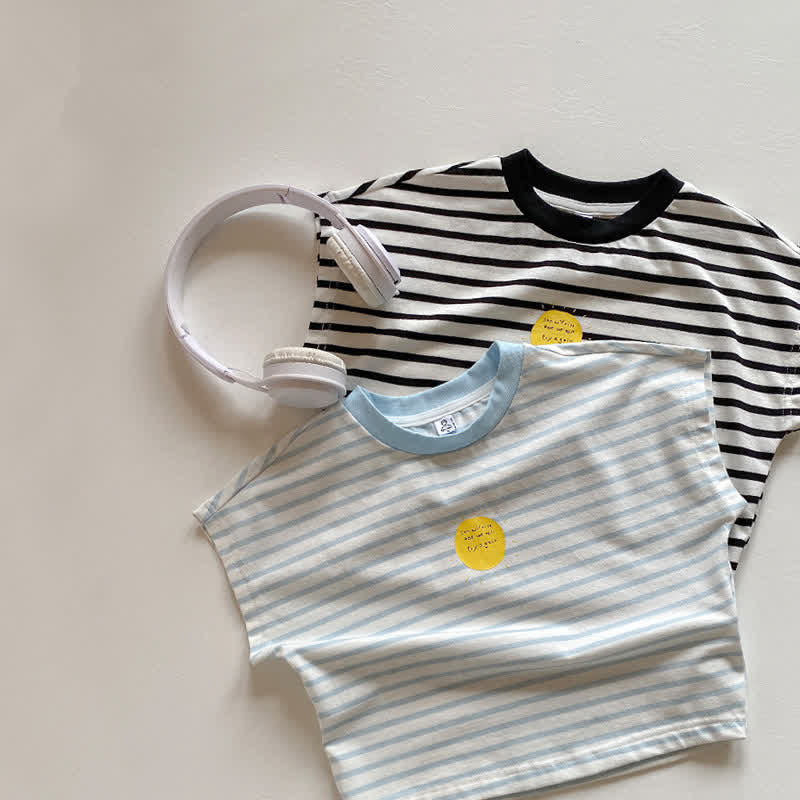 SUN WILL RISE Toddler Striped Soft T-shirt