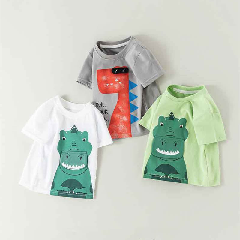 LOOK FISH Toddler Design Dino T-shirt