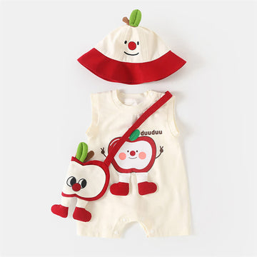 DUUDUU Baby Lovely Apple Romper