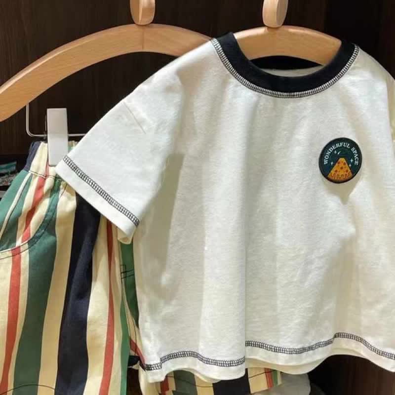 WONDERFUL SPACE Toddler 2-Piece Striped Set