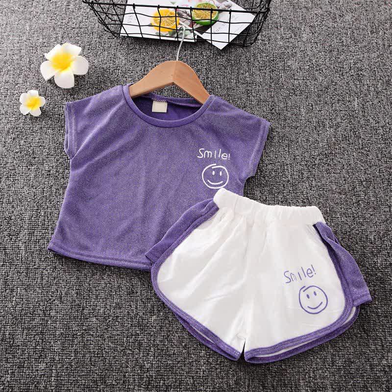 SMILE! Toddler Girl 2-Piece Shiner Set