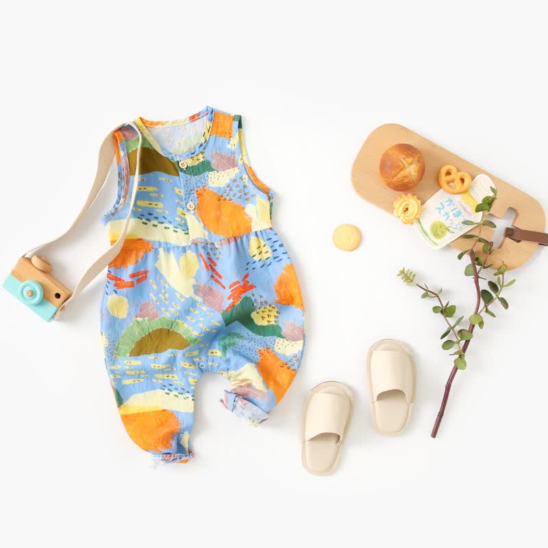 Baby Design Colorful Sleeveless Soft Romper