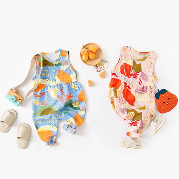 Baby Design Colorful Sleeveless Soft Romper