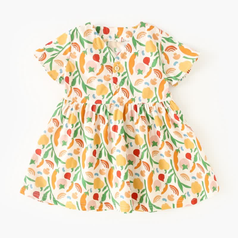 Baby Toddler Various Vegetable Comfort Dress