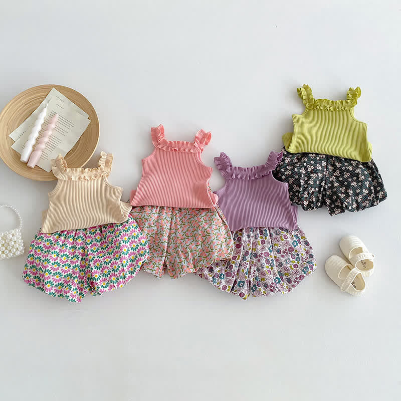 Baby Girl Flower Lovely Bloomers