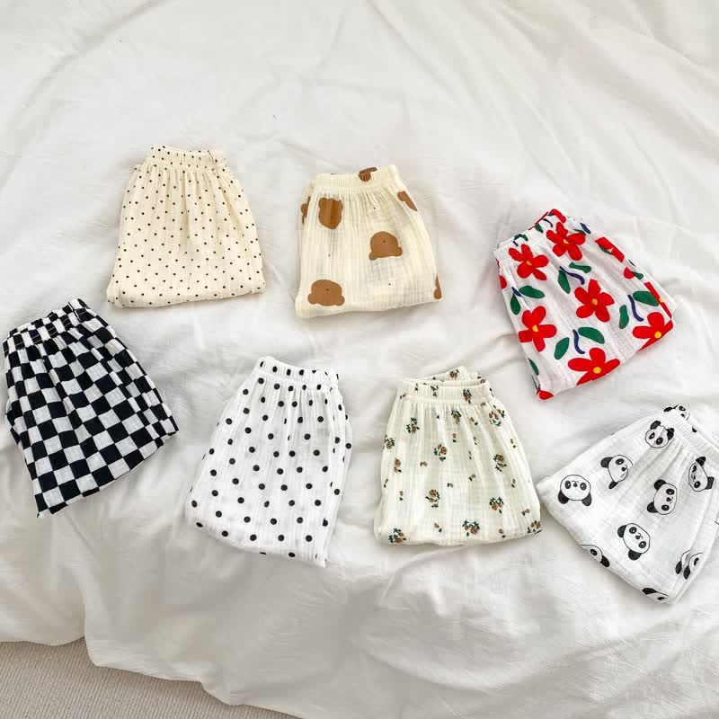 Baby Animal Flower Anti-mosquito Pants