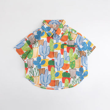 Toddler Design Allover Cactus Multicolor Shirt