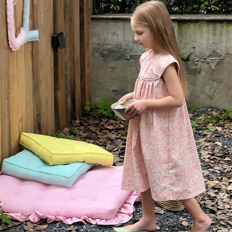 Toddler Pink Floral Sweet Lovely Dress