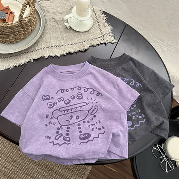 Toddler Vintage Hot Dog Soft T-shirt