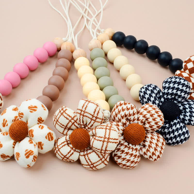 Baby Flower Silicone Pacifier Clip