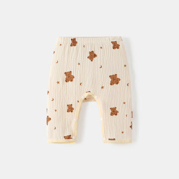 Baby Moon Star Bear Beige Pants