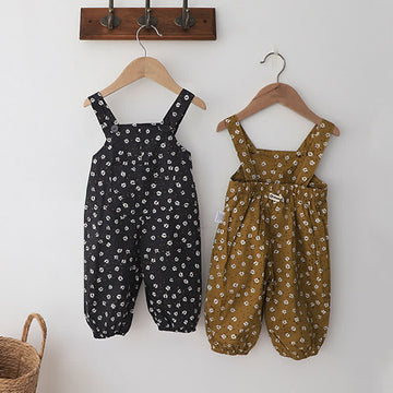 Baby Lovely Floral Pocket Overalls