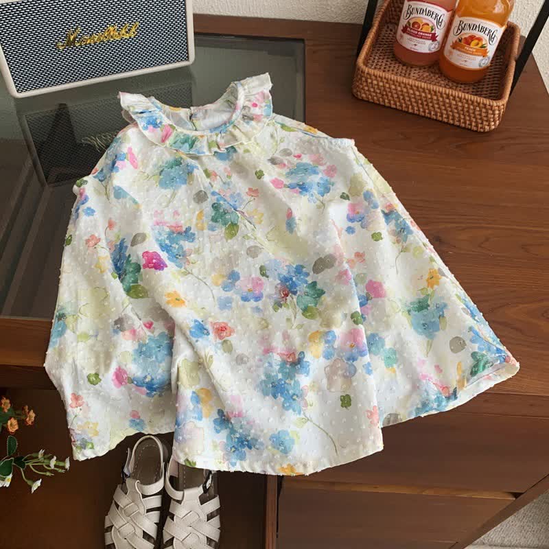 Baby Toddler Colorful Flower Elegant Dress