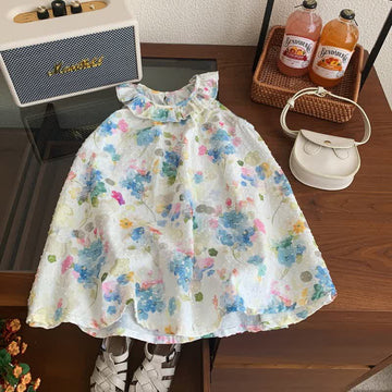 Baby Toddler Colorful Flower Elegant Dress