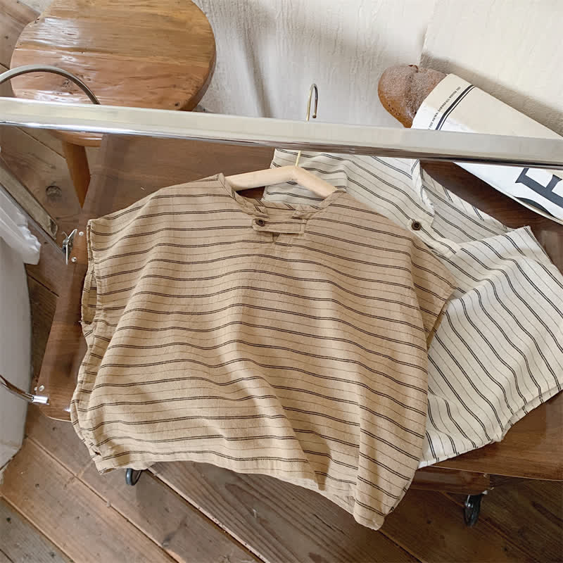 Toddler Design Striped Loose Tank Top