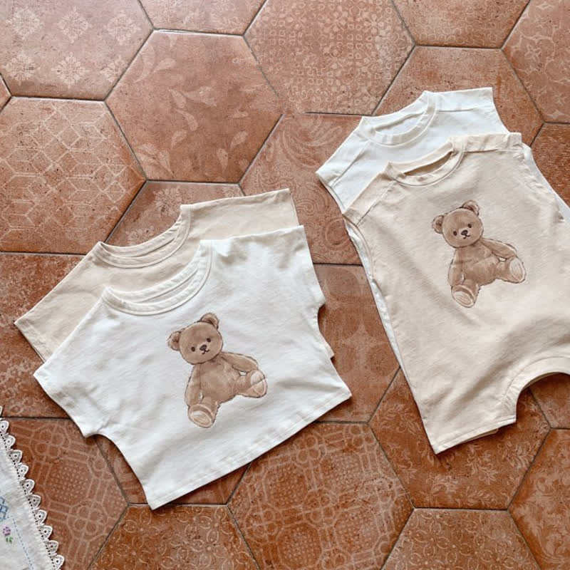 Baby Lovely Bear Doll Romper/T-shirt