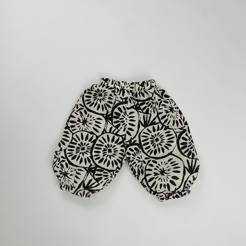 Toddler Design Pattern Block Pants