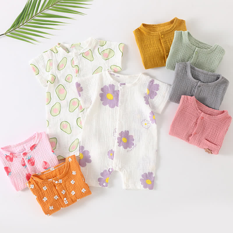 LUCKY Baby Fruit Animal Soft Romper