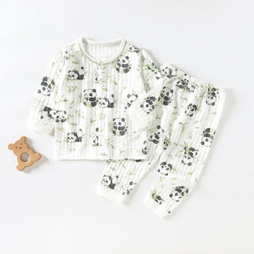 Baby 2-Piece Bamboo Panda Pajamas Set