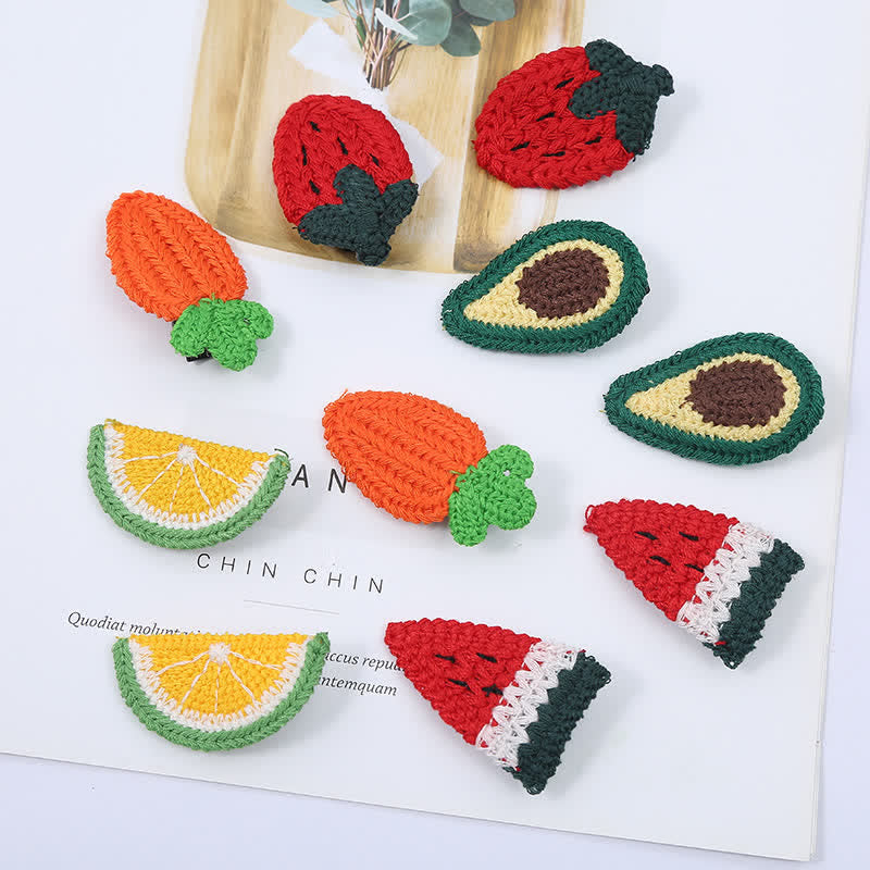 Baby Toddler Cartoon Fruit Hair Clips 1 Pcs