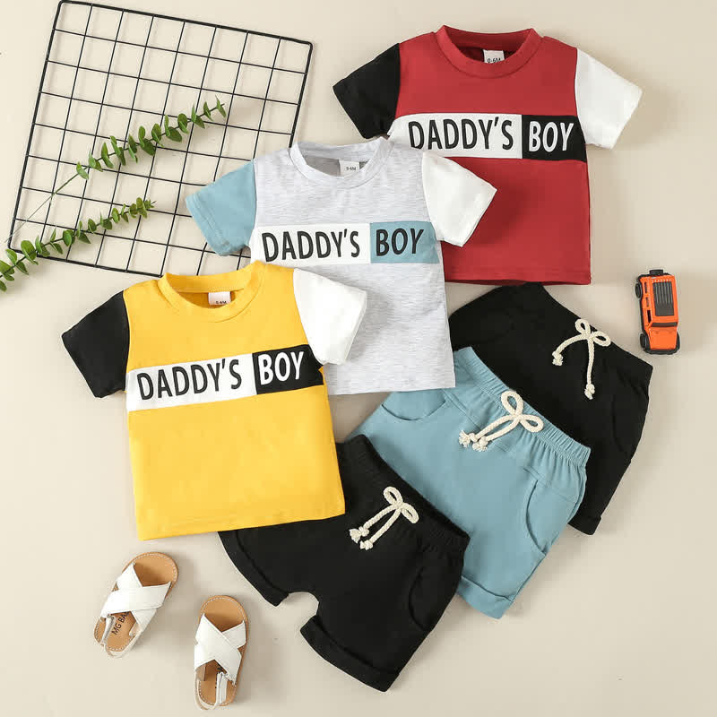 DADDY'S BOY Baby 2-Piece Sweatsuit Set