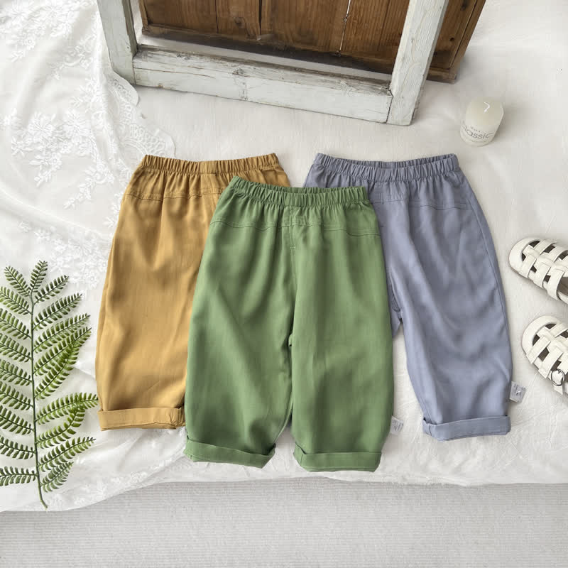 Baby Solid Color Modal Casual Pants