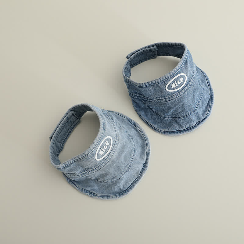 NICE Baby Denim Hollow Top Sun Hat