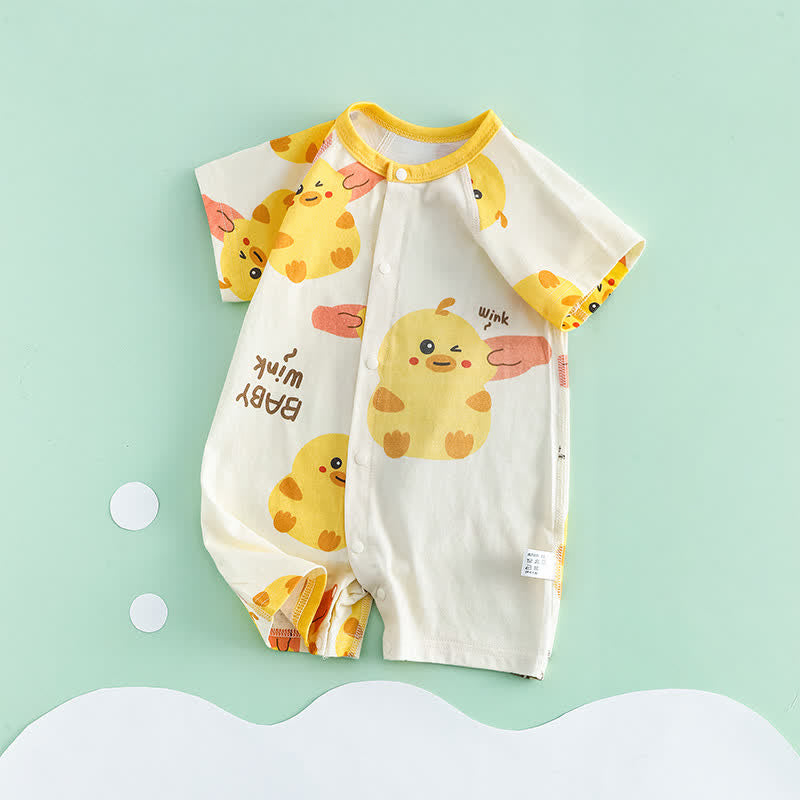 BABY WINK Baby Yellow Chicken Romper