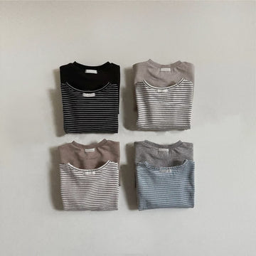 Baby Simple Loose Striped T-shirt