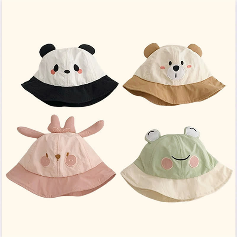 Baby Cartoon Animal Sun Bucket Hat