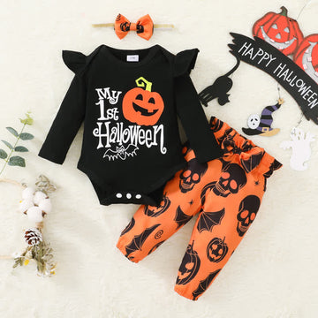 MY 1ST HALLOWEEN Baby 2-Piece Set with Headband