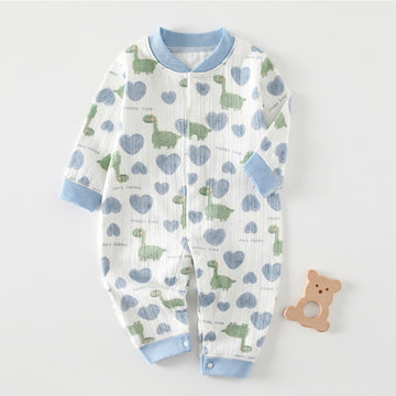 HAPPY TIME Baby Heart Dinosaur Romper