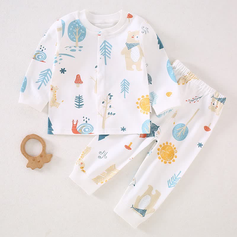 Baby 2-Piece Animal Sun Pajamas Set