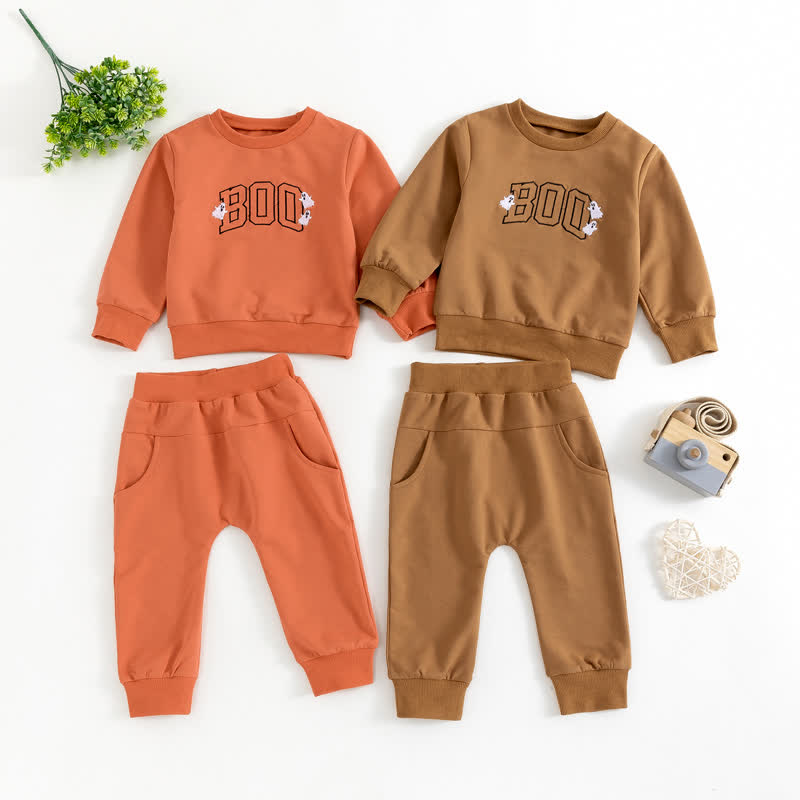 BOO Baby 2-Piece Ghost Sweatsuit Set