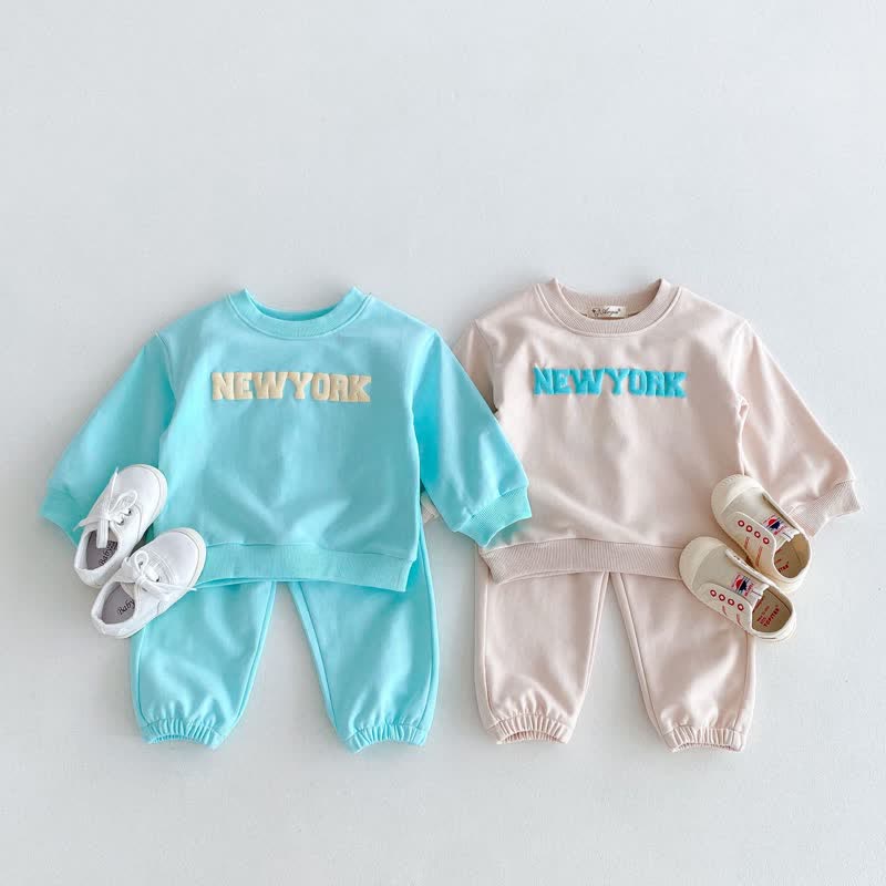 NEW YORK Toddler 2-Piece Sweatsuit Set