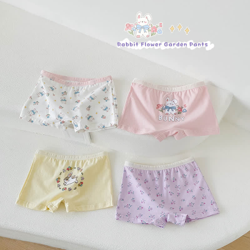 4-pack Toddler Girl Bunny Cotton Briefs