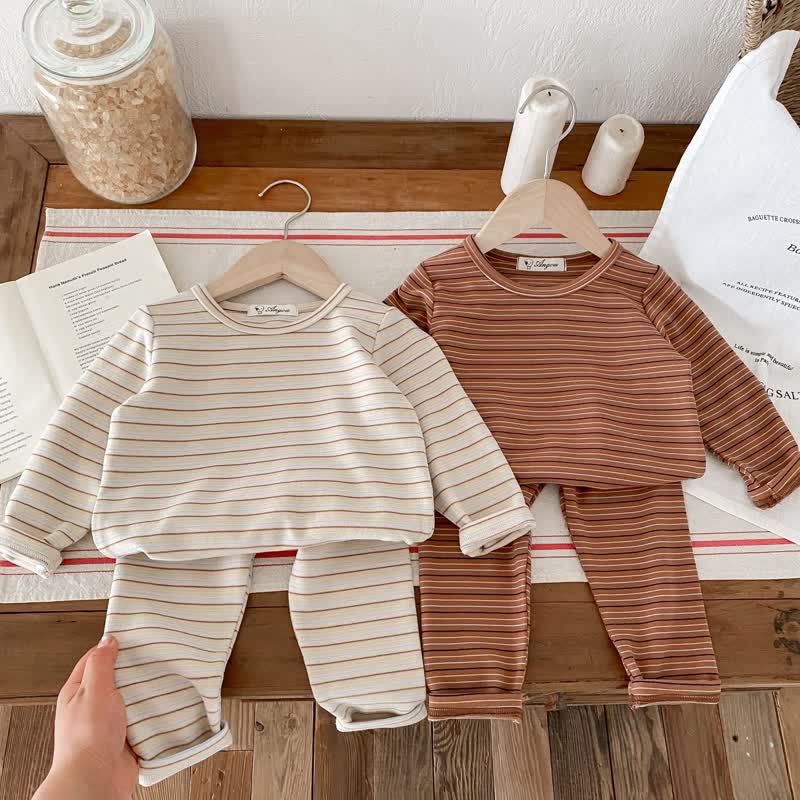 Toddler 2-Piece Striped Pajamas Set