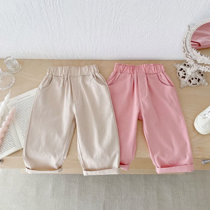 Toddler Pure Casual Loose Pants