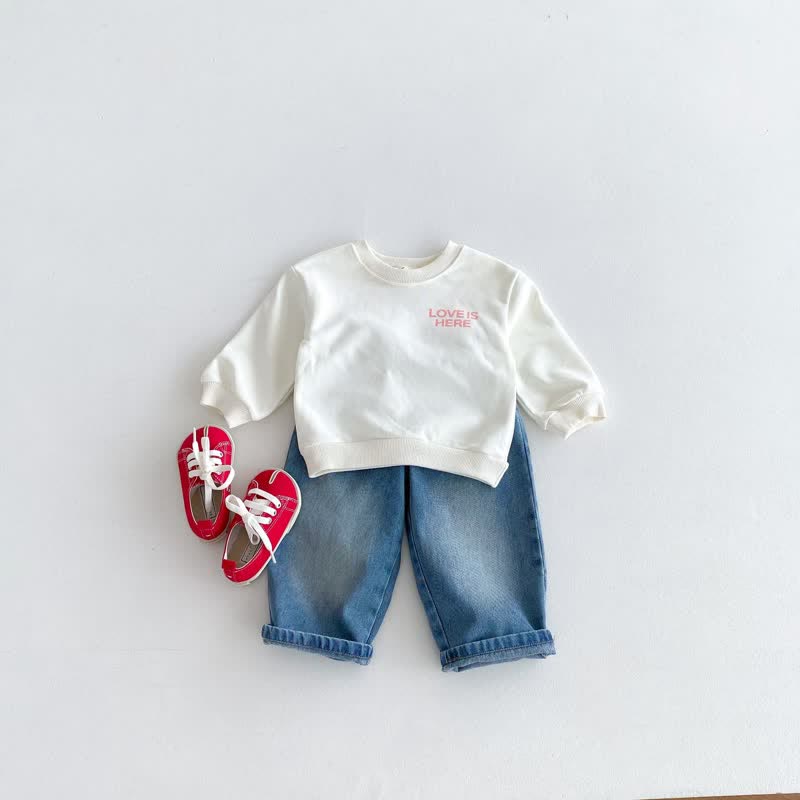 Toddler Casual Denim Blue Pants