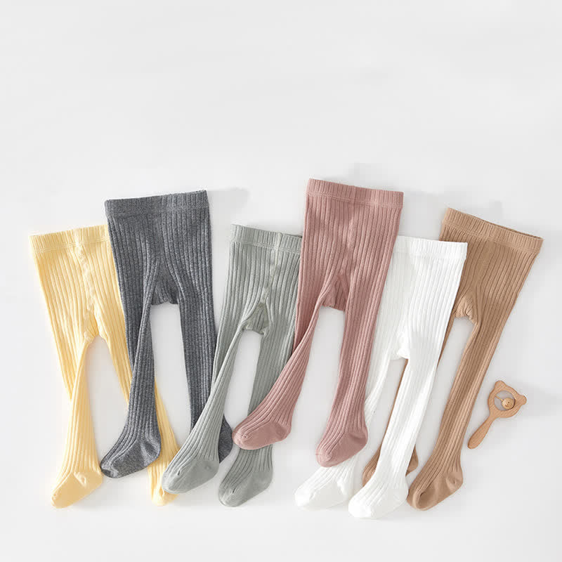 Baby Solid Color Soft Tights