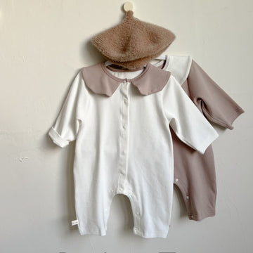 Baby Girl Lapels Lovely Romper