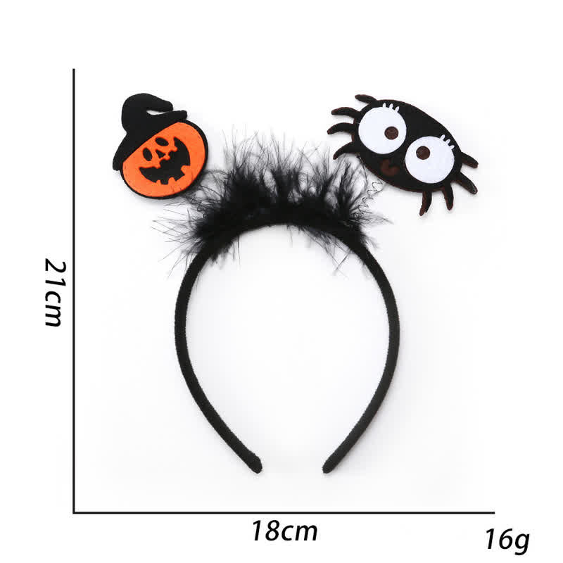 Baby Toddler Pumpkin Ghost Halloween Headband