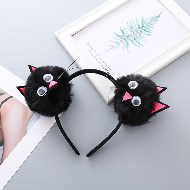 Baby Toddler Cat Bat Halloween Headband