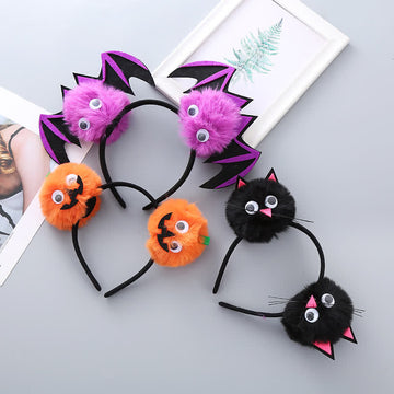 Baby Toddler Cat Bat Halloween Headband