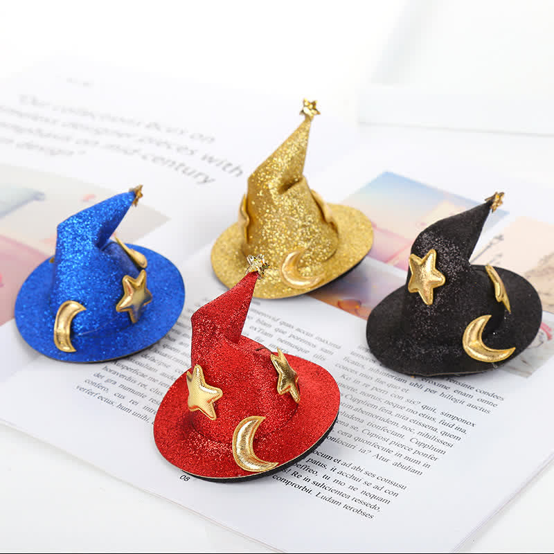 Baby Halloween Wizard Hat Hair Clips